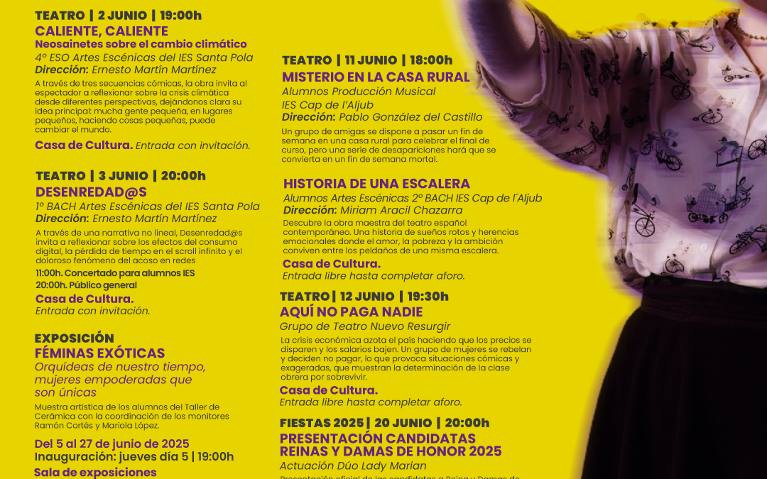 Programación Cultural – JUNIO 2025